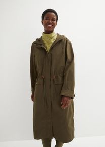 Tussenparka met uitneembare bodywarmer - groen - maat 42 - met katoen - bonprix