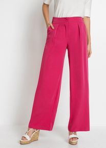 Wijde broek - pink - maat 48 - bonprix
