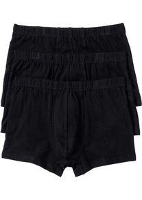 Strakke boxer (set van 3) - zwart - maat 14 (6XL) - met katoen - bonprix