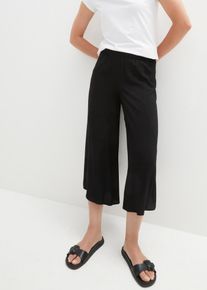 Culotte met comfortband - zwart - maat 44 - viscose - bonprix