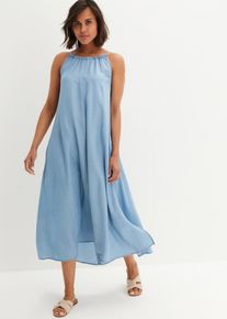 Spijkerjurk van soepel vallend lyocell - blauw - maat 50 - bonprix