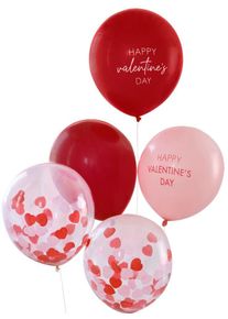 Ginger Ray 5 love whisper balloons 30cm