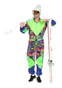 Amscan Graffiti retro ski suit men's costume