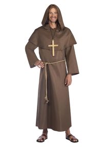 Amscan Robe de moine marron pour homme