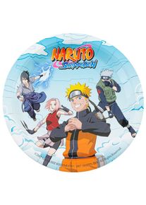 8 piatti di carta Naruto 23 cm