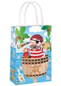 Henbrandt Sac cadeau fête pirate 21 x 14 cm