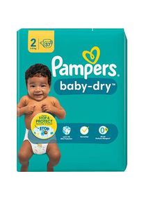 Pampers® Windeln baby-dry™ Größe Gr.2 (4-8 kg) für Neugeborene (0-3 Monate), 37 St.