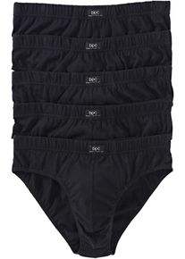 Maxitruse i bomull (5-pack), svart, st&oslash;rrelse 5 (M), bonprix