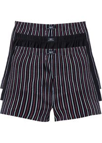 Ledig boxershorts i jersey (3-pack), svart, størrelse 10 (4XL), bonprix