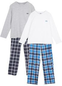 Lapset Lasten pyjama (4-os. setti), sininen, 116/122, bonprix