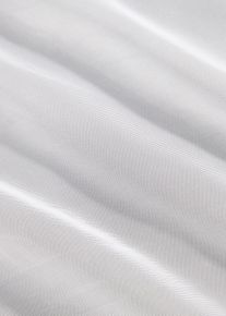 bonprix Perdea uni transparentă alb &Icirc;/Lă: 120/300 cm