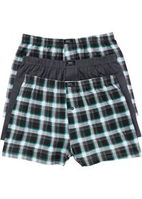 Boxershorts i jersey ledig passform (3-pack), svart, størrelse 5 (M), bonprix