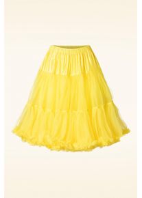 Banned Retro Lola Lifeforms Petticoat in Gelb
