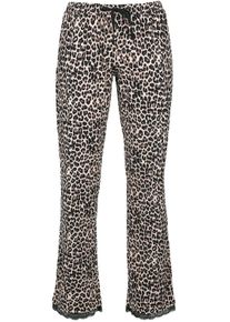 Pussy Deluxe Leo Pyjama Pants Pyjama-Hose braun/schwarz