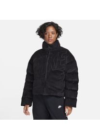 Doudoune oversize en velours côtelé Therma-FIT Nike Sportswear Essential pour femme - Noir