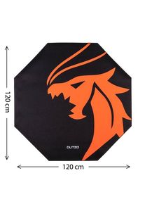 DUTZO Pyro Gaming Floor mat - Schwarz / Orange