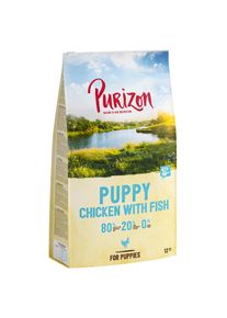 12kg Puppy Chicken & Fish Grain Free Purizon torrfoder hund