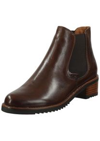 Everybody Stiefelette Damen kastanienbraun / schwarz Größe 36