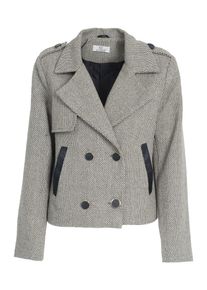 Influencer Dames Blazers taupe / lichtgrijs / zwart 40