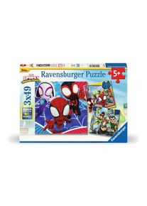 Ravensburger | 49 Piece Spider-Man Jigsaw Puzzles | Spidey's Adventures | From age 5 + Childrens Puzzles