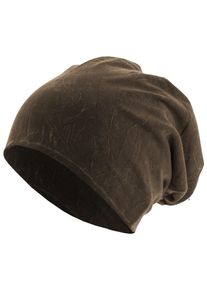 MSTRDS Dames Muts bruin gemêleerd One Size