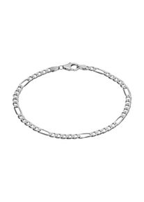 IDENTIM Bracciale Uomo Catena Figaro 3,40 mm Bracciale Uomo Bracciale Argento 925 Argento rodiato