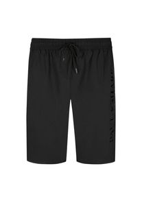 Paul & Shark Nadměrná velikost: Paul & Shark, Plavky s lakovaným potiskem Černá