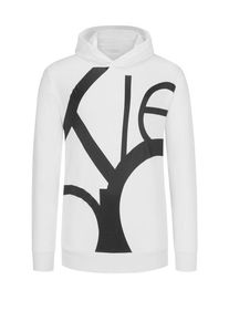 Plus size : Calvin Klein, Hoodie with logo print, Comfort Fit in a White