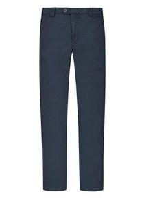 Plus size : MEYER, Washed cotton stretch chinos ‘Roma’ in a Blue