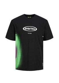 Jack & Jones Plus size : Jack & Jones, Cotton T-shirt with print in a Black