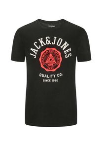 Jack & Jones Plus size : Jack & Jones, T-shirt with large logo print in a Black