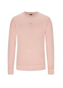 plussize: Nadměrná velikost: BOSS Orange, Bluza z małym nadrukiem z przodu Róża Czerwona