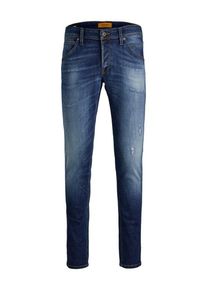 Jack & Jones Nadměrn&aacute; velikost: Jack & Jones, Dž&iacute;ny s 5 kapsami v obno&scaron;en&eacute;m vzhledu Modr&aacute;