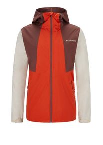 Plus size : Columbia, Trekking jacket with logo print in a Red