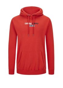 Nadměrná velikost: JP1880, Mikina s kapucí a vyšitým logem Červená