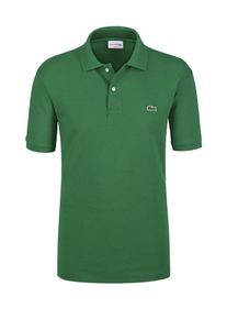Lacoste, Koszulka polo z piki z naszywką z logo Ciemnozielony