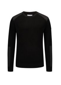 Jack & Jones Plus size : Jack & Jones, Sweater with logo patch in a Black