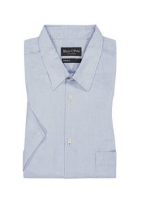 Marc O'Polo plussize: Nadměrná velikost: Marc O'Polo, Koszula lniana z krótkim rękawem Jasnoniebieski
