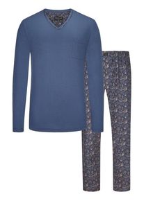 Plus size : Novila, Pyjamas with patterned bottoms, Alexander in a Blue