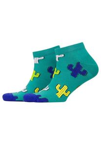 Nadměrná velikost: Happy Socks, Ponožky ze směsi bavlny Zelená