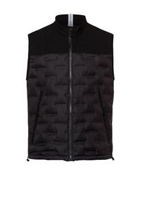 Nadměrná velikost: Brax, Modell Lab, prošívaná vesta, límec k vysokému zapínání Černá