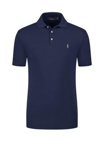 Plus size : Polo Ralph Lauren, Polo shirt in jersey fabric with rider logo in a Navy Blue
