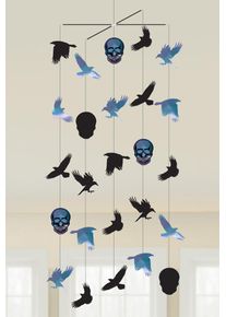 Amscan Shimmer Skull Halloween Mobile 1m