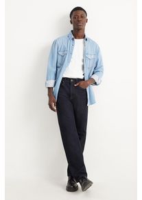 C&Amp;A Straight jeans-LYCRA®, Blauw, Maat: W34 L34