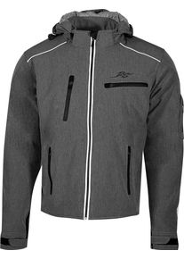 Rusty Stitches Stan, textile jacket , color: Grey/Black , size: M