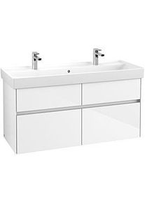 Villeroy & Boch Villeroy & Boch Collaro Waschtischunterschrank C01200DH 115,4x54,6x44,4cm, Glossy White