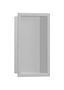 Hansgrohe XtraStoris Original Wandnische 56092380 mit Rahmen, 150 x 300 x 70 mm, betongrau