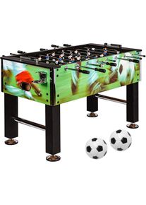 GamesPlanet® Csocsóasztal LEEDS 140 x 73 cm foci mintás