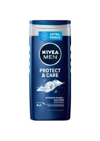Beiersdorf AG NIVEA MEN Shower Protect + Care Pflegedusche, Duschgel mit Aloe Vera für eine besonders intensive Pflege, 250 ml - Flasche