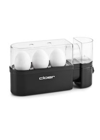 Cloer 6020 Single-Eierkocher, 300W, 3 Eier, schwarz